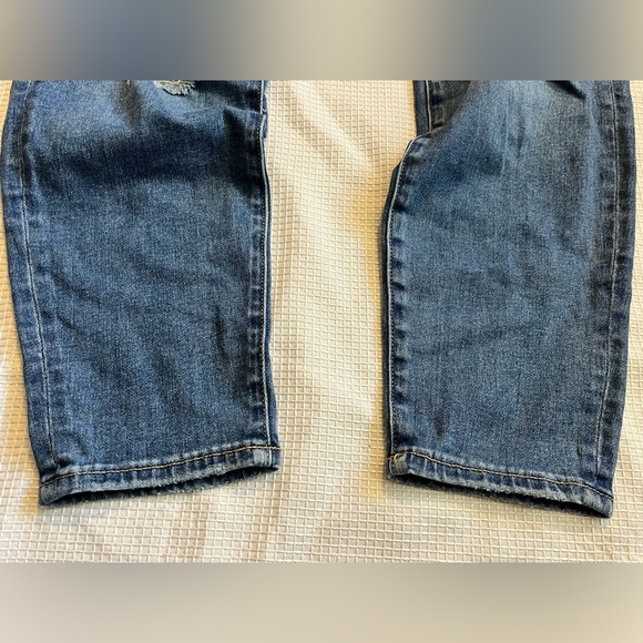 American Eagle Next Level Stretch Hi-Rise Jegging Distressed Blue Jeans 18 Short - Picture 9 of 16